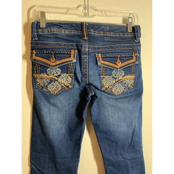 Unionbay Skinny Boot Denim Blue Jeans Womens Size 31x29 AD2 - Picture 3 of 7